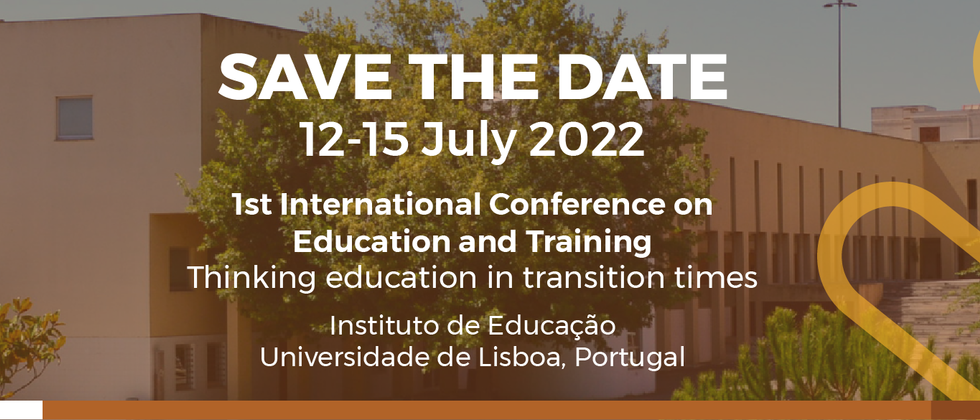 1st International Conference on Education and Training 