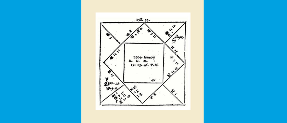 A ferramenta do astrólogo: a figura celeste ou mapa astrológico