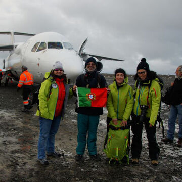 Pela 12.ª vez, voo português apoia a investigação na Antártida, levando investigadores a esta região no dia 1 de fevereiro 2024